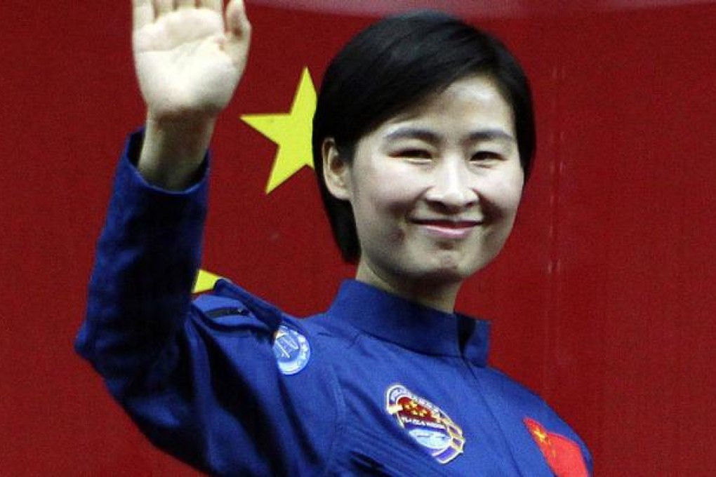 Liu Yang before the launch.