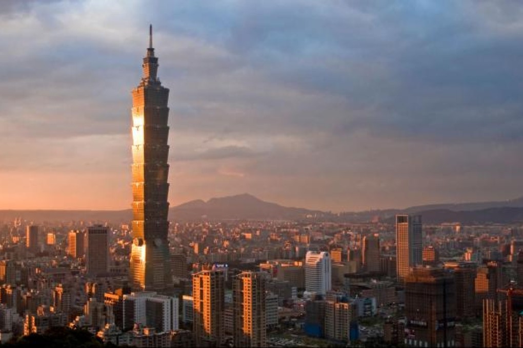 Ten of the 90 tenants in the central Taipei tower, which has strict green policies, are from the mainland. Photo: SCMP