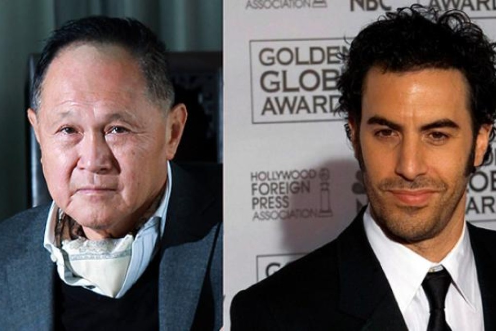 English actor and producer Sasha Baron Cohen is tipped to play Hong Kong property tycoon Cecil Chao, in his new movie 'The Lesbian'. Photos: SCMP, EPA