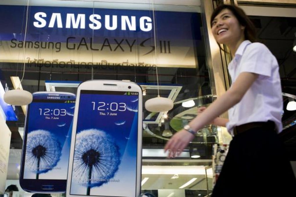 Samsung Electronics says 20 million Galaxy SIII smartphones were sold in the first 100 days after its launch in May. Photo: Bloomberg