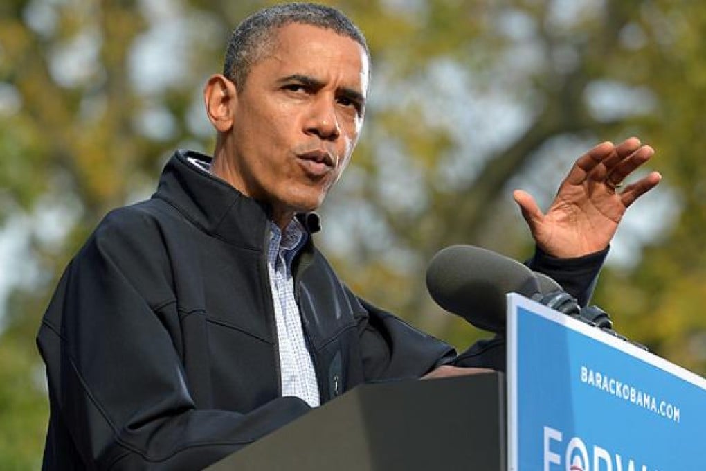 US President Barack Obama returns to the campaign trail after his first presidential debate, speaking at a rally at the University of Wisconsin-Madison. Photo: AFP