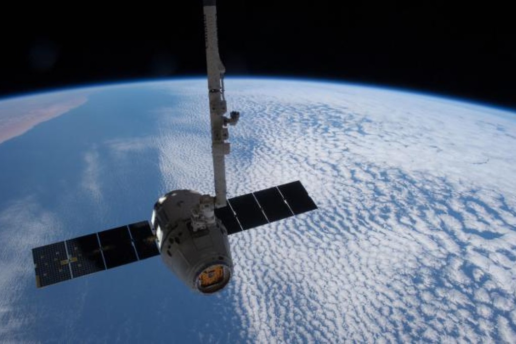 SpaceX made a test flight to the space station in May. Photo: AP