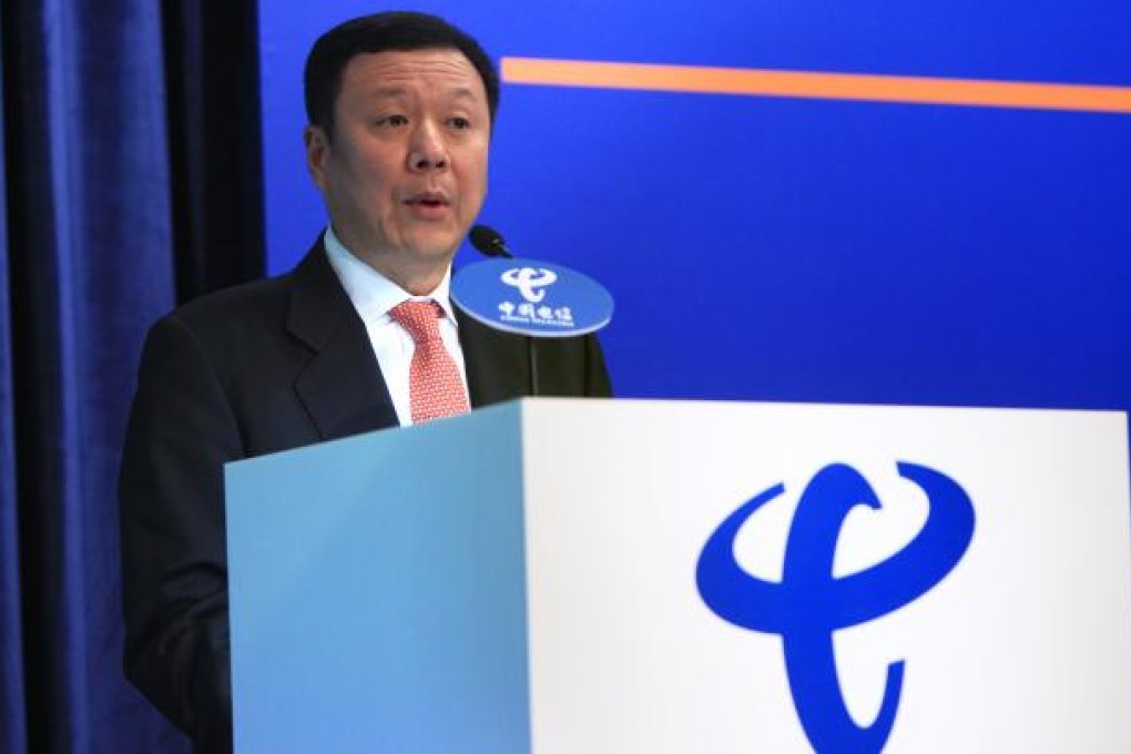 China Telecom Corporation Chairman and CEO Wang Xiaochu. Photo: Jonathan Wong