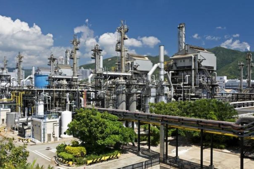 A gas production plant of Towngas in Tai Po