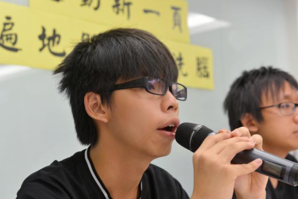 Joshua Wong Chi-fung has shown wisdom beyond his years. Photo: SCMP