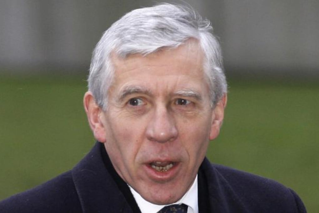 Jack Straw, former British foreign secretary. Photo: AP