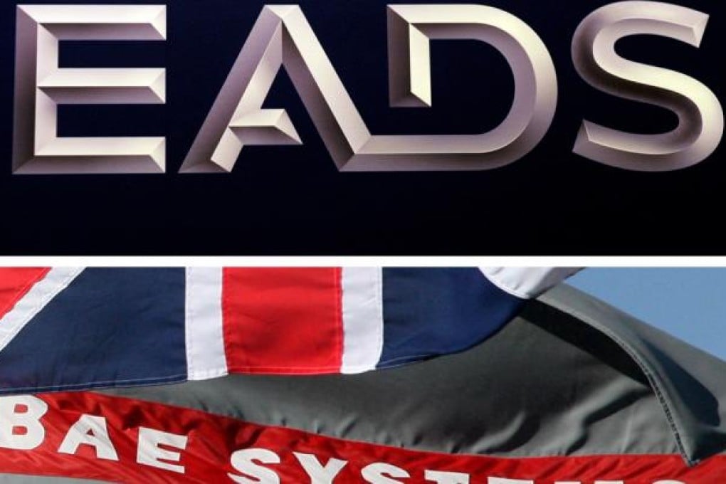 The deadline for BAE Systems and EADS to confirm a merger is just hours away. Photo: AFP