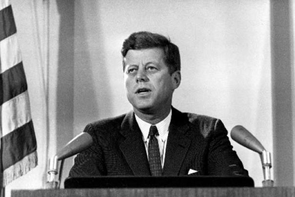 US President John F. Kennedy during the 1962 Cuban crisis. Photo: AP
