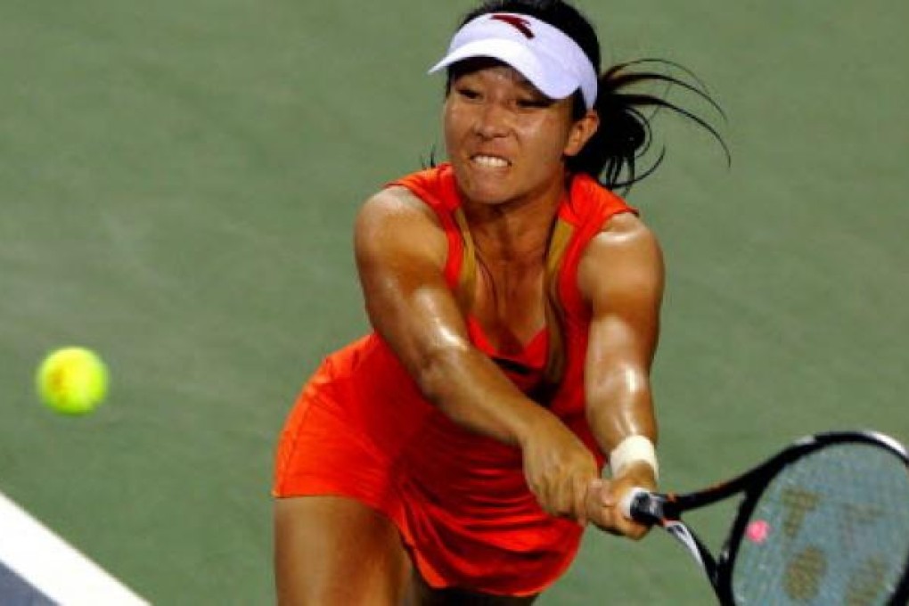 Zheng Jie of China. Photo: Xinhua