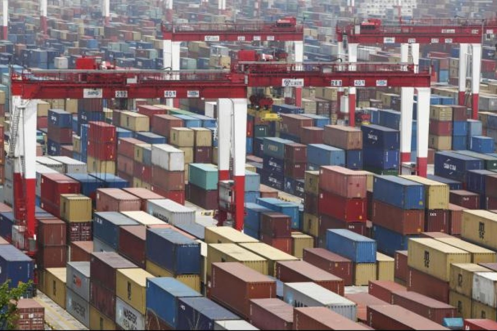 Container throughput is up.