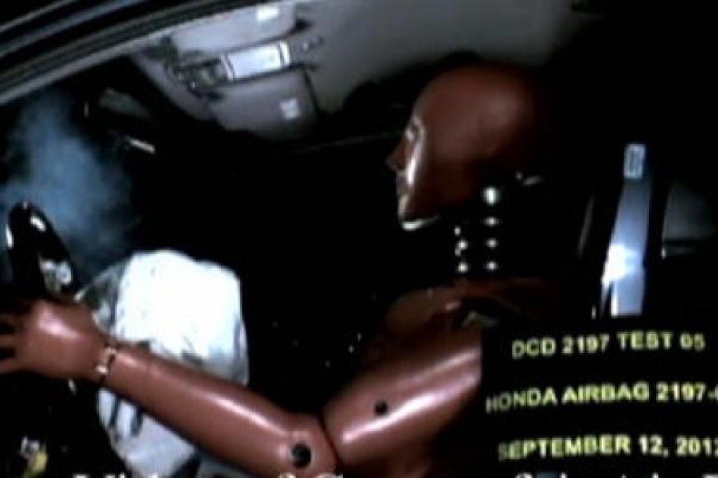 The fake airbags cost about a tenth of the legitimate ones.