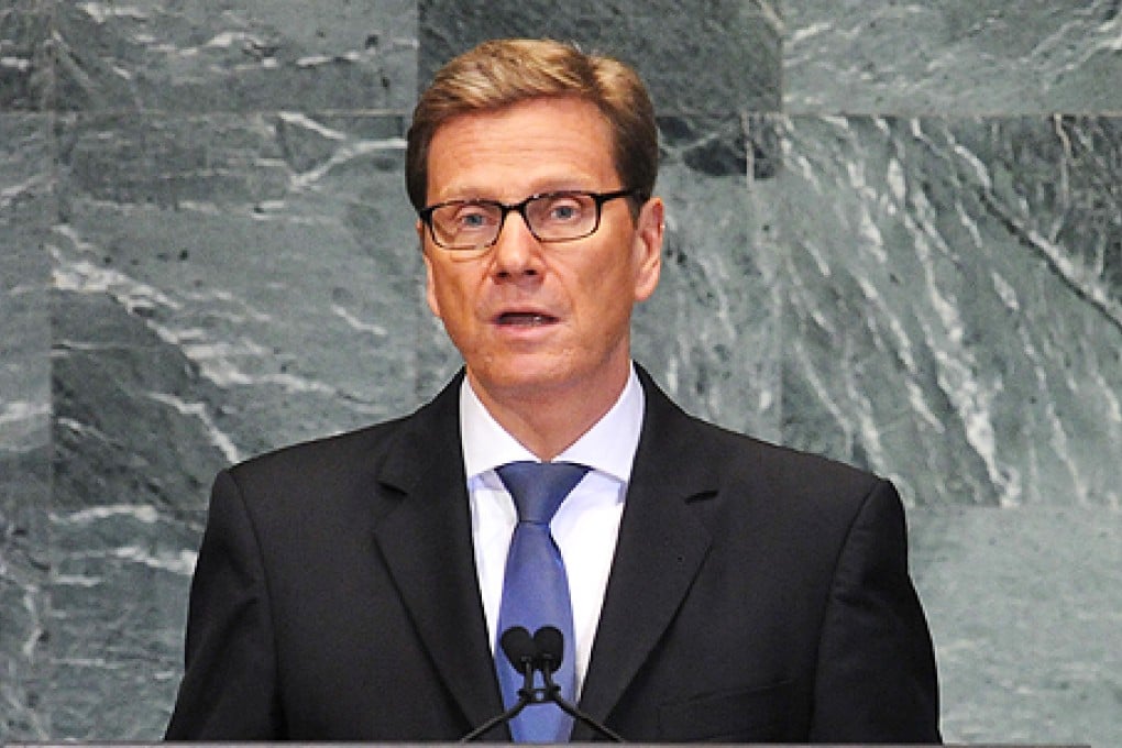 German Foreign Minister Guido Westerwelle. Photo: Xinhua