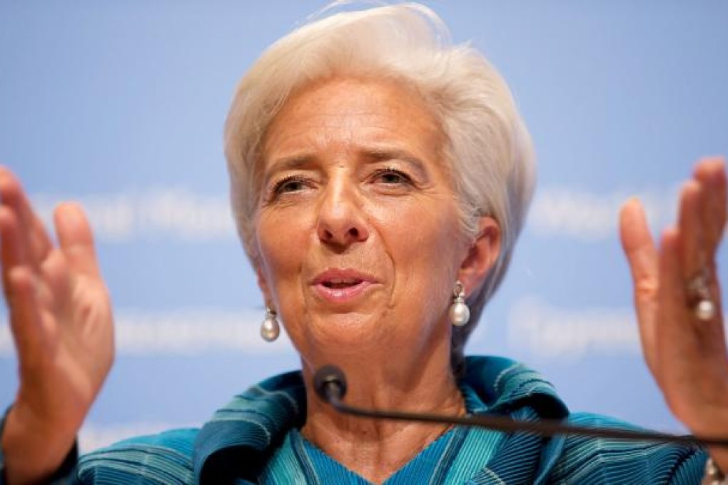 International Monetary Fund (IMF) managing director Christine Lagarde. Photo: AFP