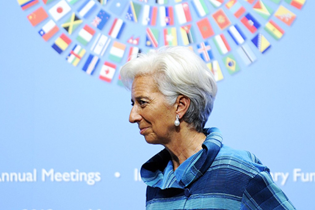 “[China] will be missing a great meeting," said IMF chief Christine Lagarde on Thursday in Tokyo. Photo: EPA