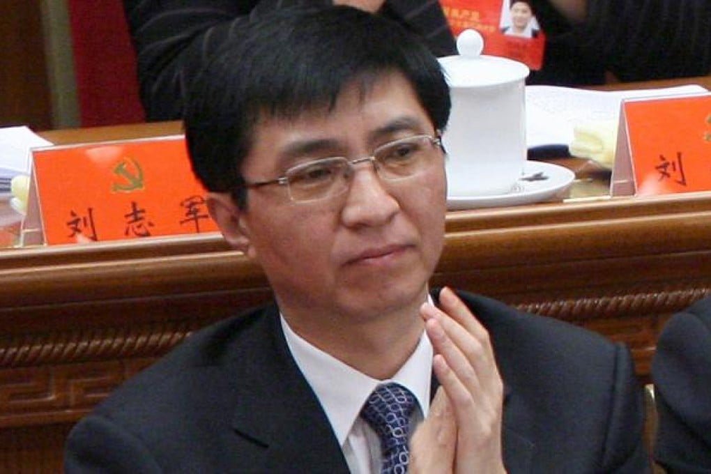 Wang Huning: former academic. Photo: David Wong