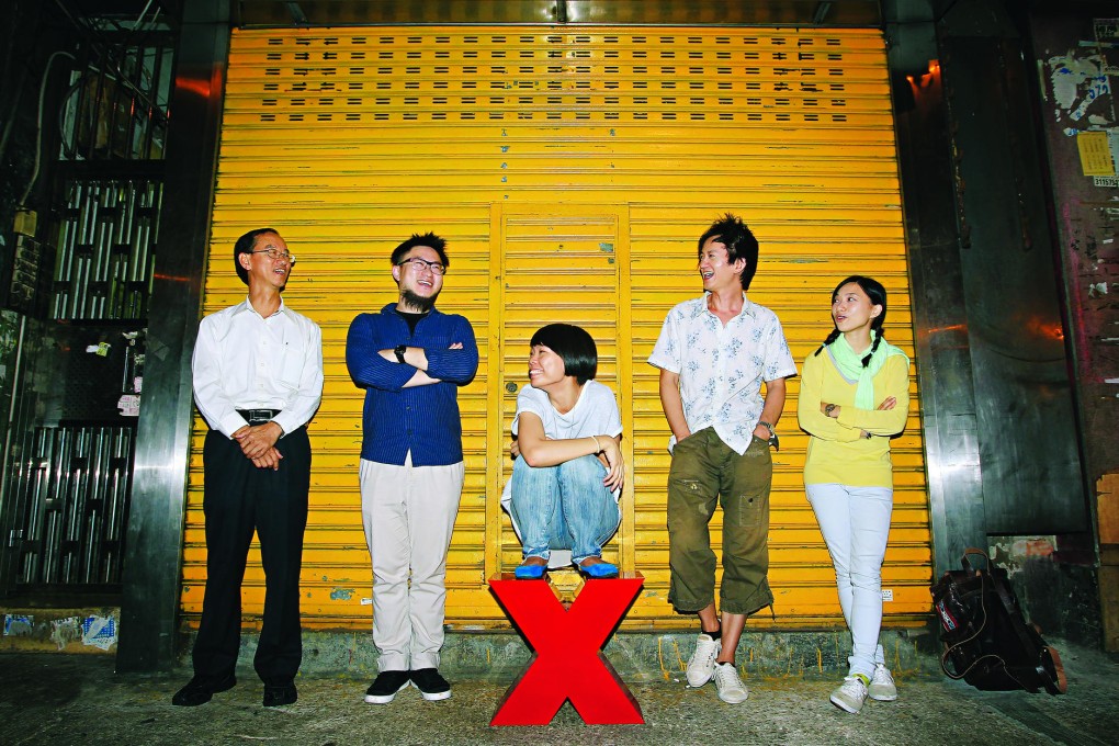 TEDx Kowloon's (left to right) Lam Chiu-ying, Maxwell Ye Guming, Janet Lui, James Hong and Cho Kai-kai.Photo: Jonathan Wong