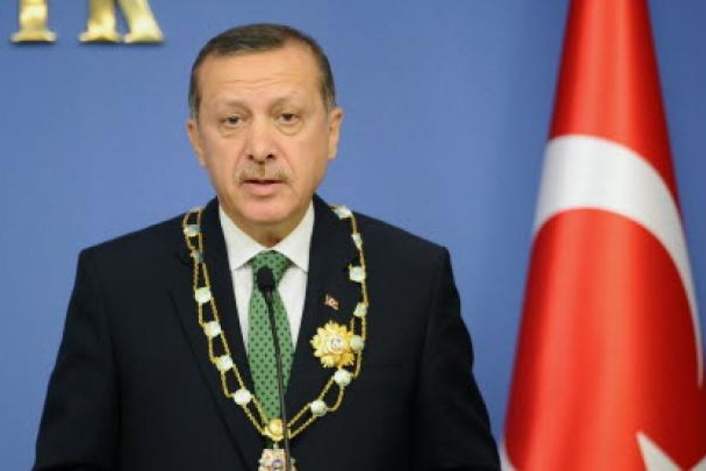 Turkey's Prime Minister Recep Tayyip Erdogan. Photo: AP