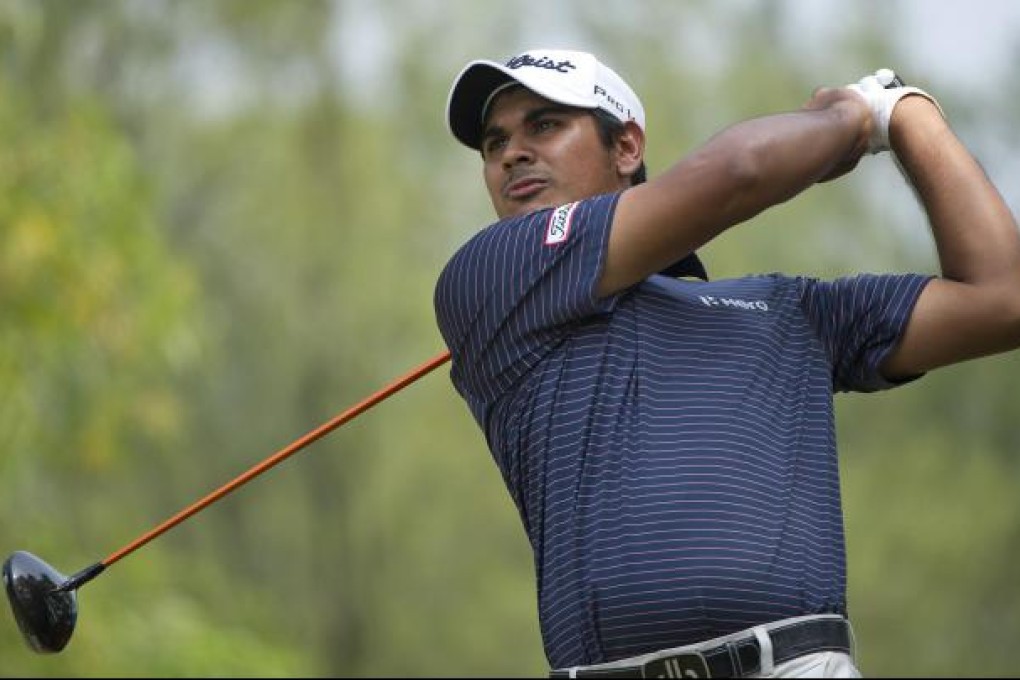 Gaganjeet Bhullar is still leading the Macau Open. Photo: AFP