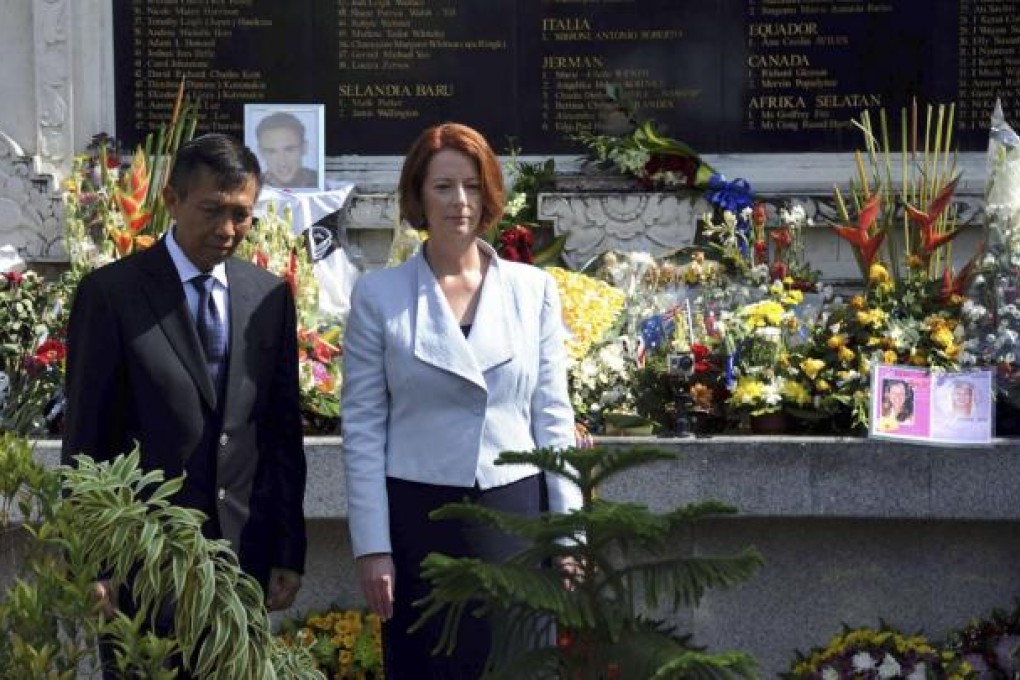 Australian Prime Minister Julia Gillard in Bali. Photo: Reuters