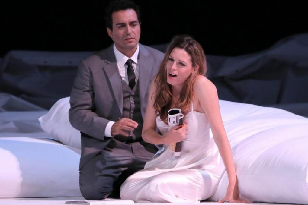 Italian tenor Gianluca Terranova and Australian soprano Rachelle Durkin gave fine performances in La Traviata. Photo: SCMP