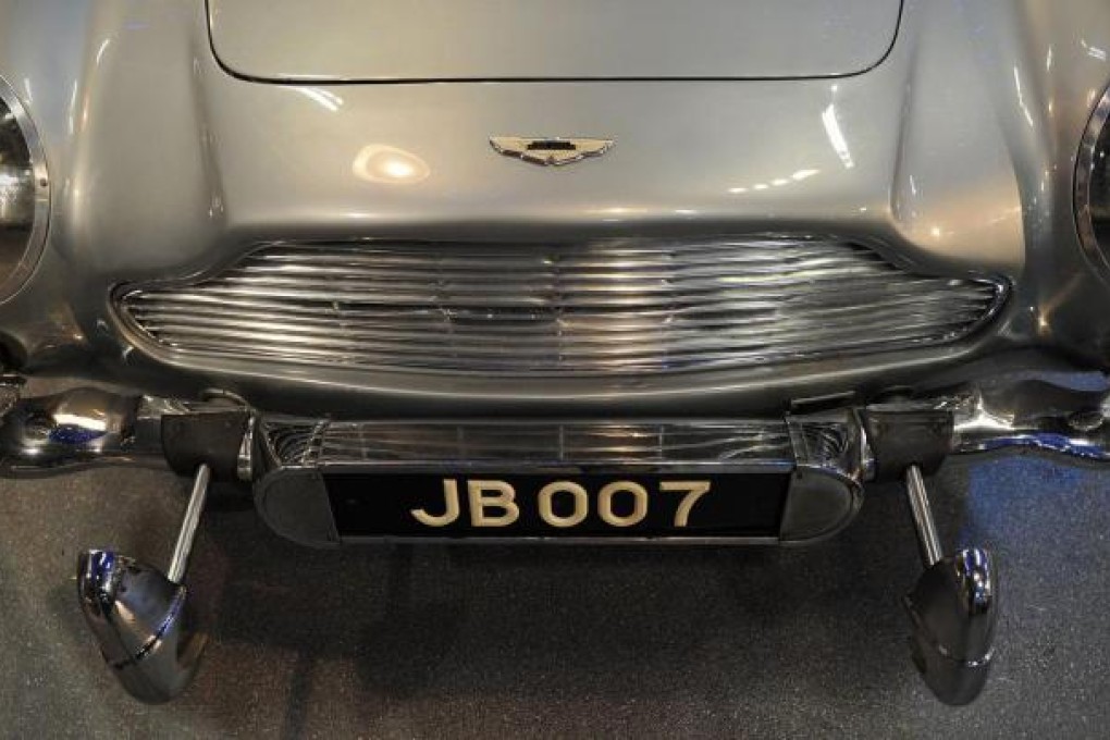 James Bond memorabilia exhibition opens at the World Trade Centre in Causeway Bay.