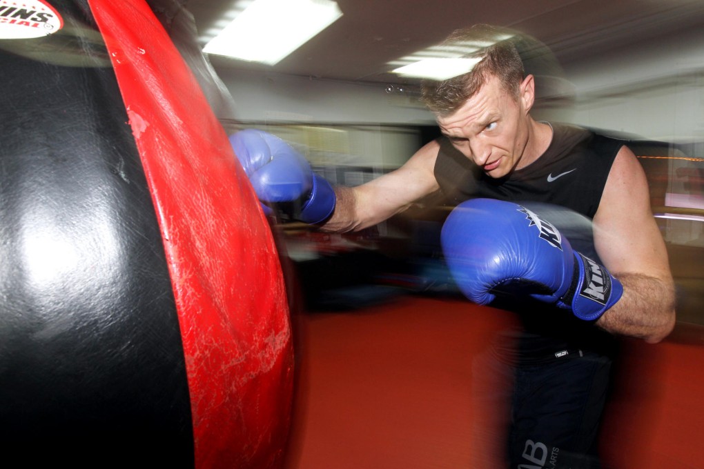 Amateur boxer Adam Gazal trains at Jab studios. Photo: K.Y. Cheng