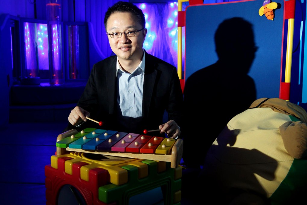 Woo Chi-wood developed a musical method to help dyslexic children memorise words. Photos: May Tse, David Wong, Dickson Lee