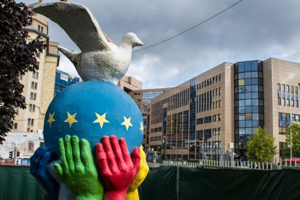 The EU deserves the Nobel Peace Prize for advancing democracy and human rights. Photo: AP