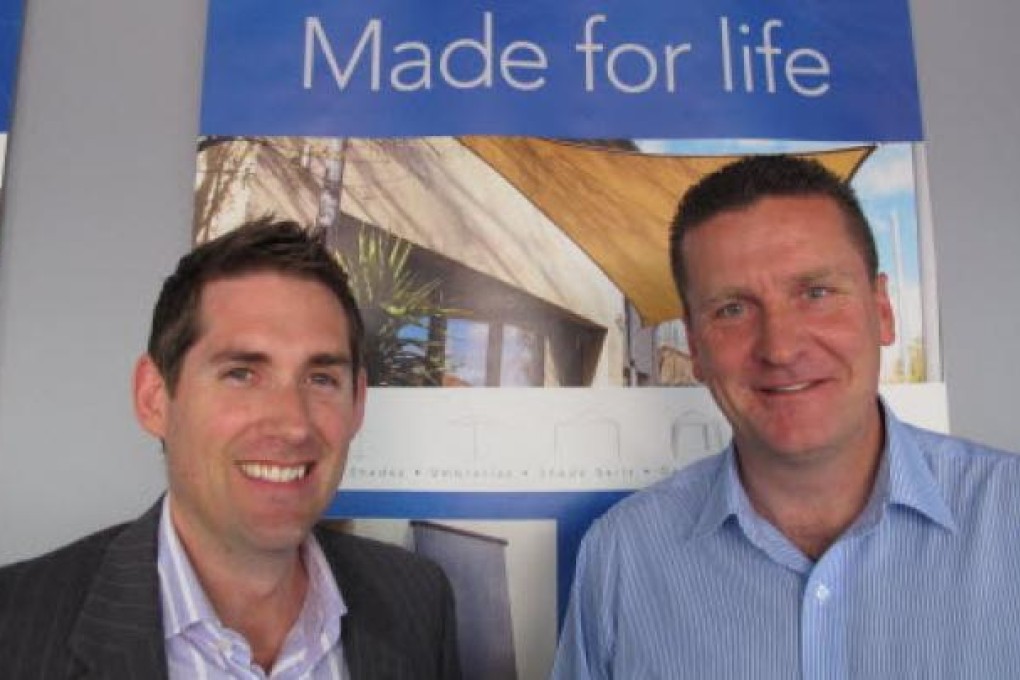 Anthony Scott (left), general manager, international sales and marketing, and Peter McDonald, CEO