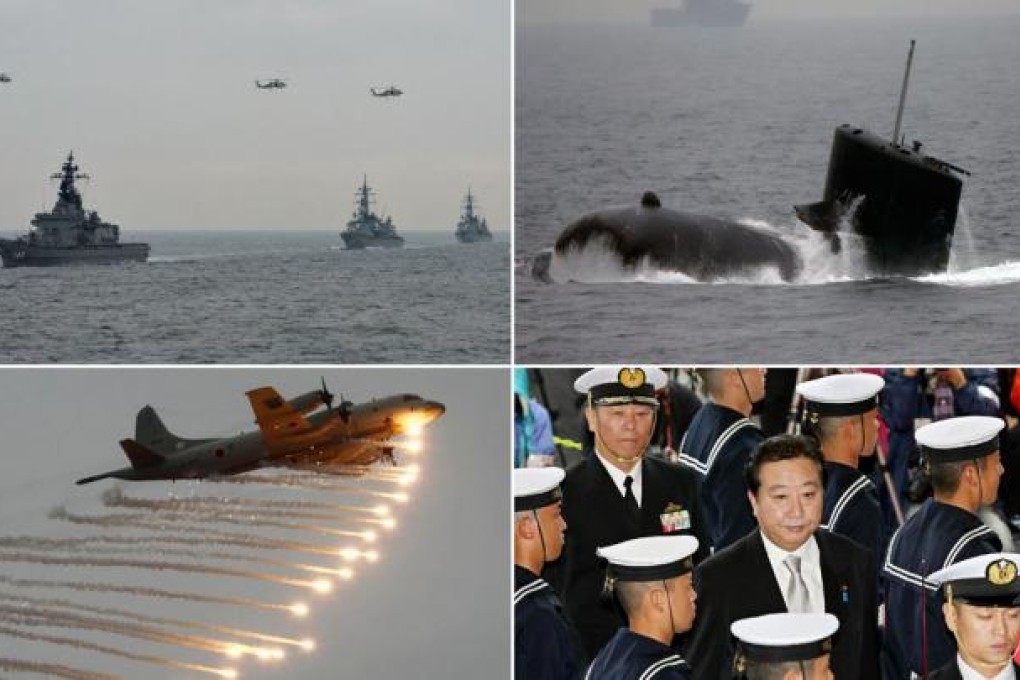 Japanese and allied warships and aircraft mark the Maritime Self-Defence Force's anniversary as Prime Minister Yoshihiko Noda warned of growing security "challenges". Photos: AP, Reuters, AFP