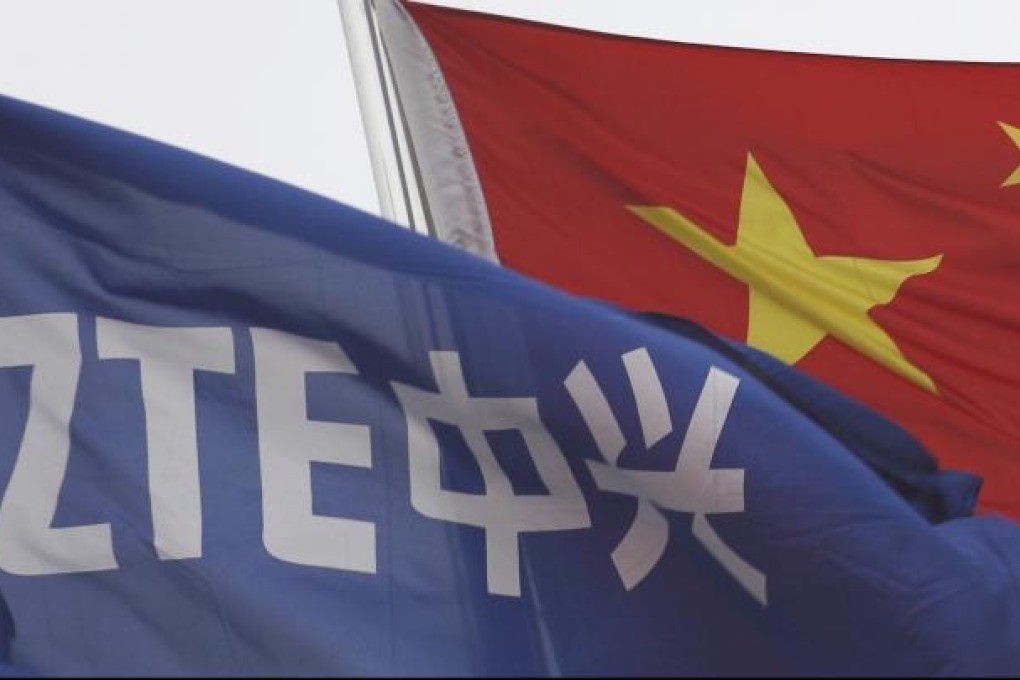 Impact of ZTE being barred from US market emerged as the company announced a massive third quarter loss. Photo: Reuters