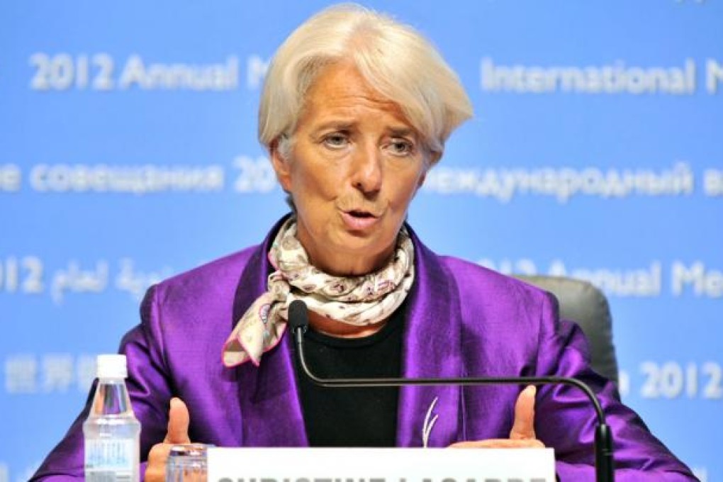 IMF managing director Christine Lagarde. Photo: AFP