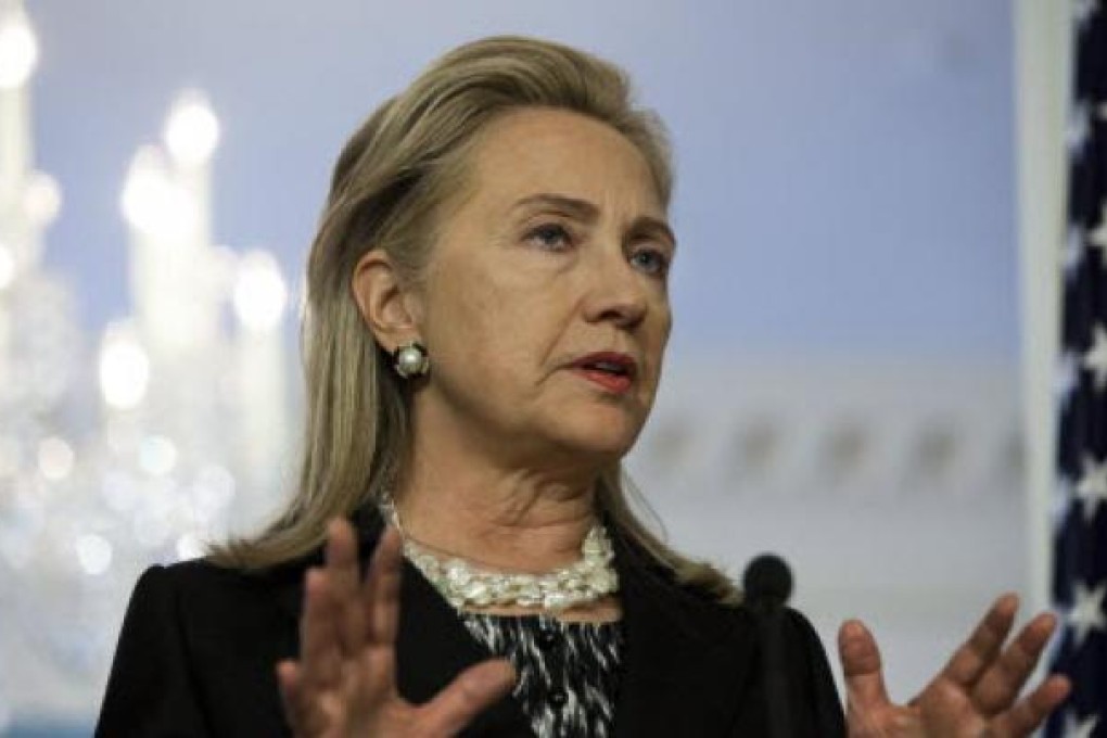 Secretary of State Hillary Clinton. Photo: EPA