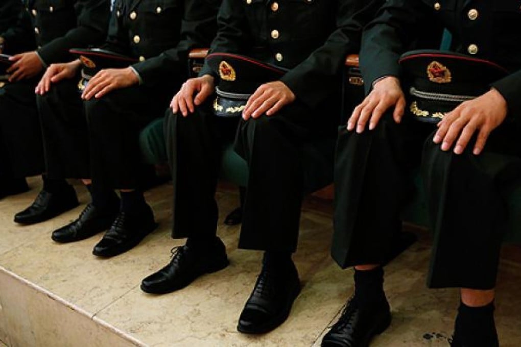 China’s total defence budget grew from US$22.5 billion to US$89.9 billion over the last 10 years. Photo: AFP