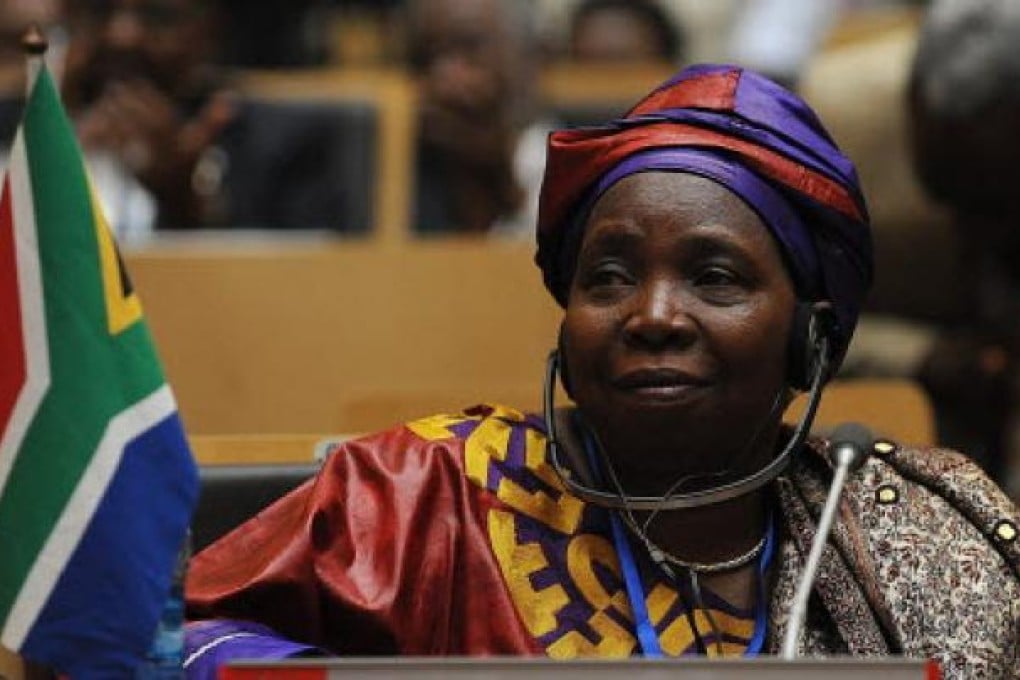 South Africa’s Nkosazana Dlamini-Zuma. Photo: AFP
