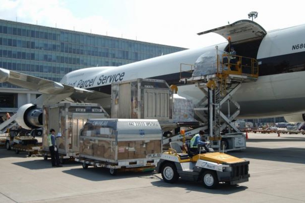 Hong Kong Air Cargo Terminals said its cargo traffic rose 2.1 per cent in the third quarter from the same period a year ago.
