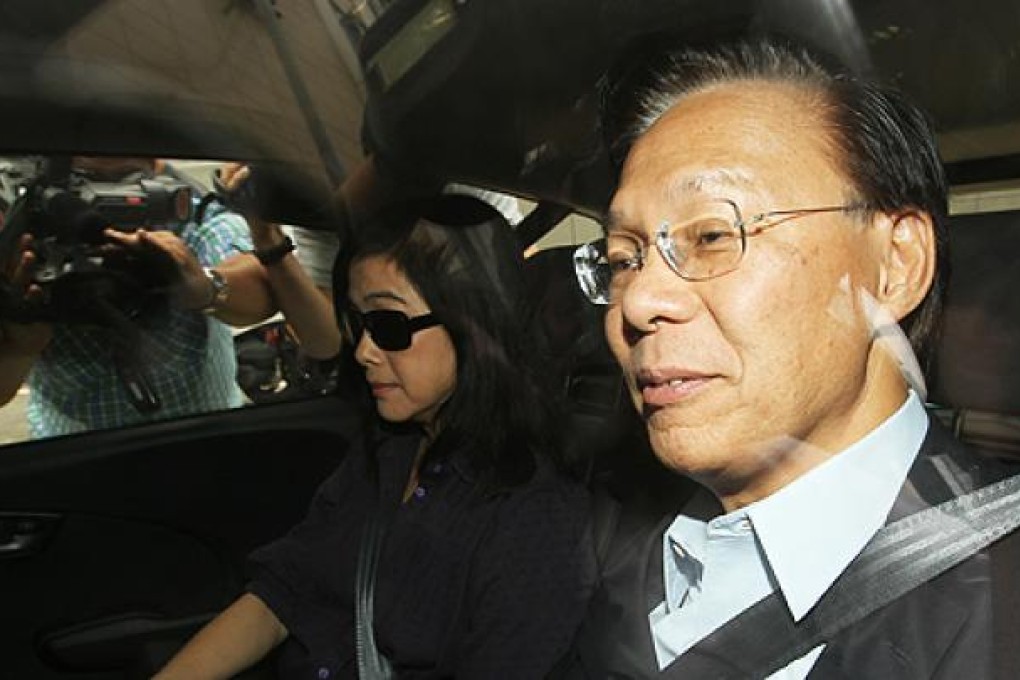 Mak Chai-kwong reports to the ICAC in North Point on Wednesday. Photo: Dickson Lee