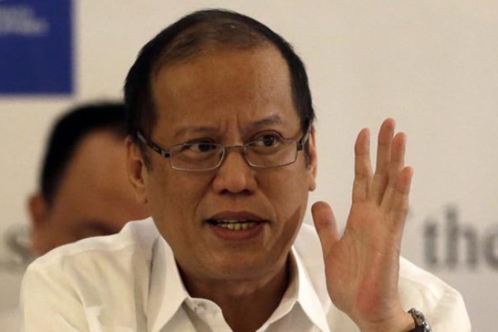Philippine President Benigno Aquino III answers questions from foreign correspondents during a forum on Wednesday. Photo: AP
