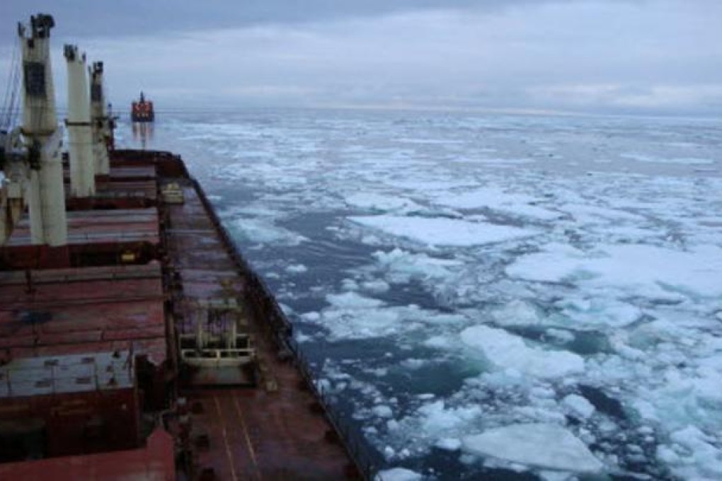 Nordic Bulk Carrier's NSR Barents Ice. Shipping plays a key part in Denmark's economy