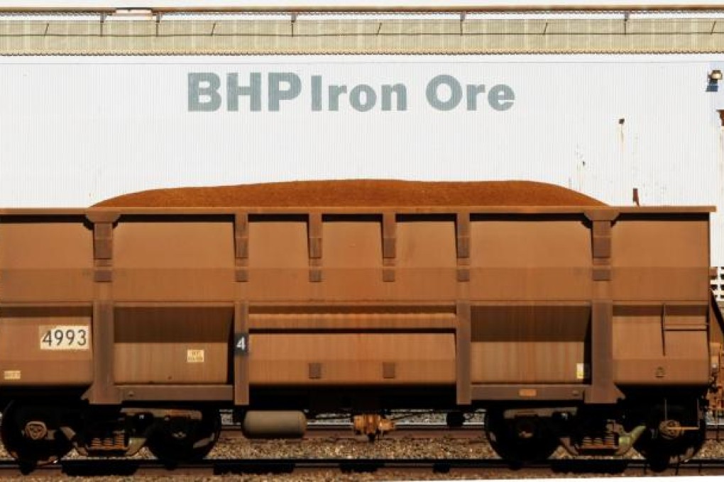 BHP Billiton expects China's growth to decline to about 7 per cent to 8 per cent this year.