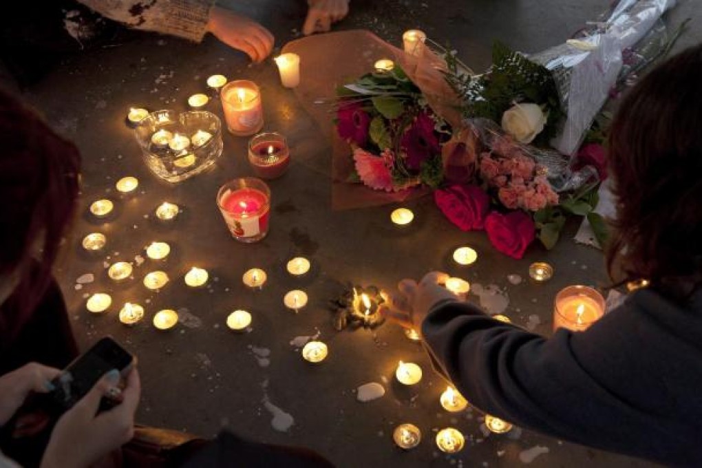 A candlelight vigil in memory of tragic teenager Amanda Todd, who committed suicide, is held in Maple Ridge, British Columbia. Photo: AP