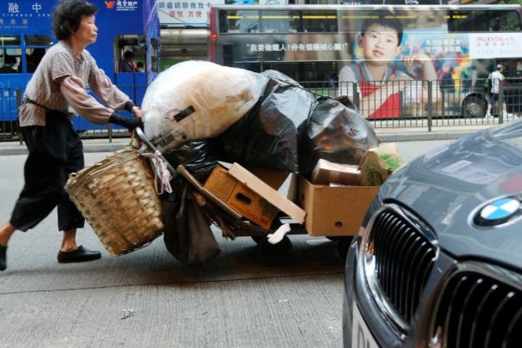 Poverty and income disparities in our city are approaching record levels. Photo: Sam Tsang