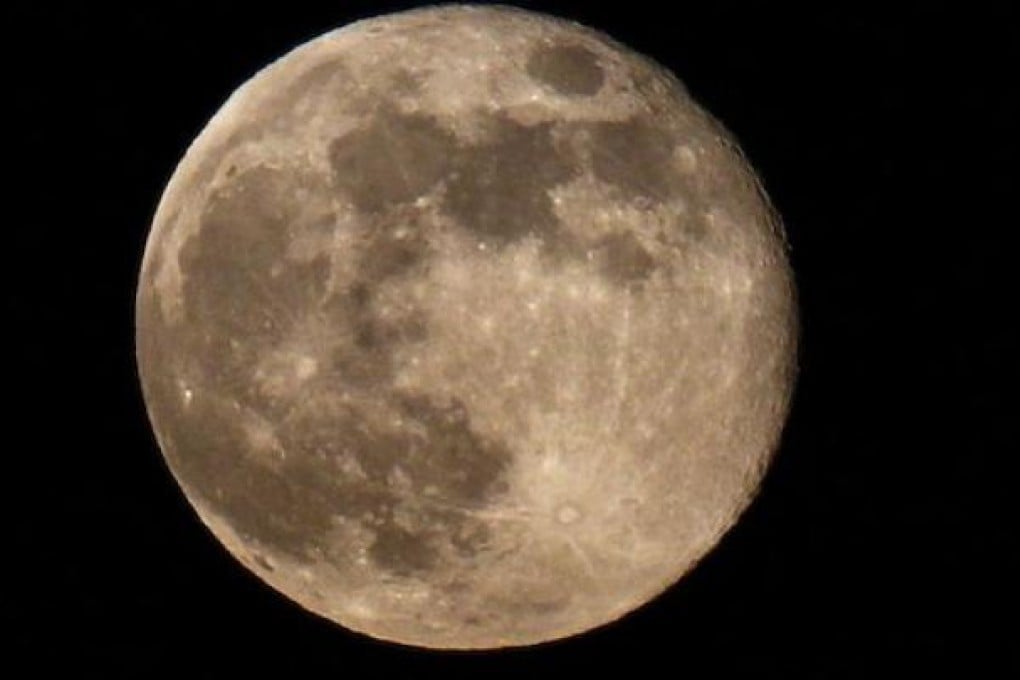 An image of the full Moon. Photo: AP