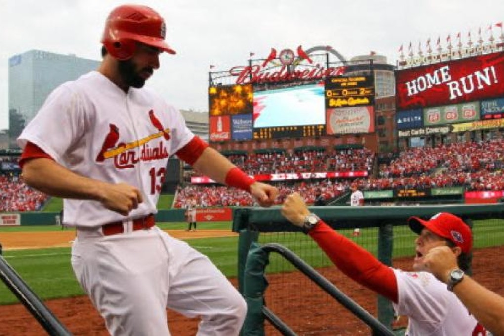Matt Carpenter #13 of the St. Louis Cardinals. Photo: AFP