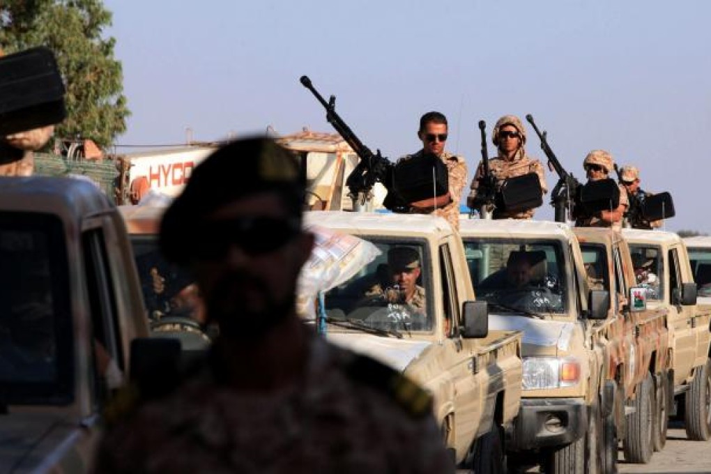 Army forces in Tripoli prepare to deploy to Bani Walid. Photo: AFP