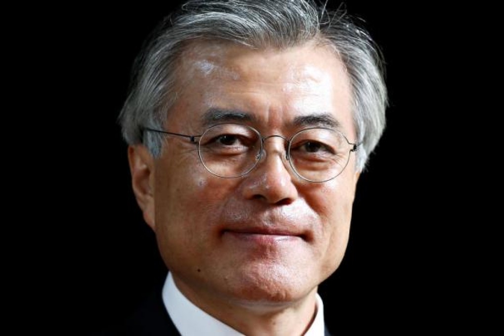 Moon Jae-in. Photo: Bloomberg