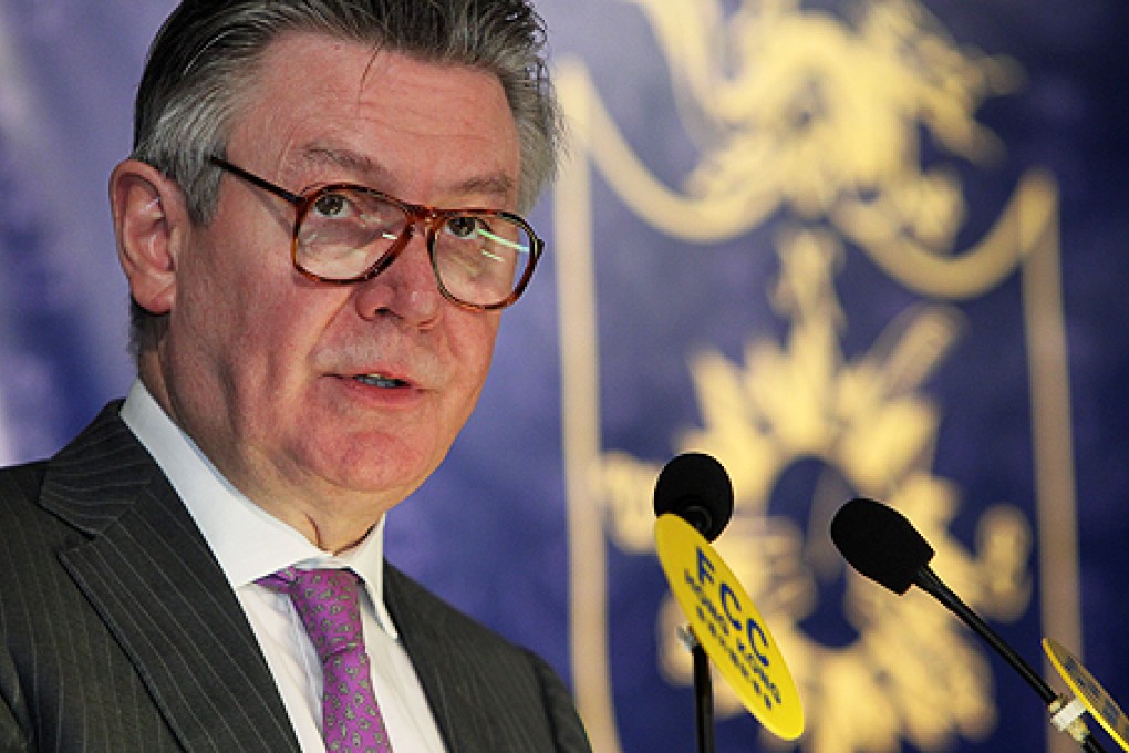 European Union Trade Commissioner Karel De Gucht. Photo: Edmond So