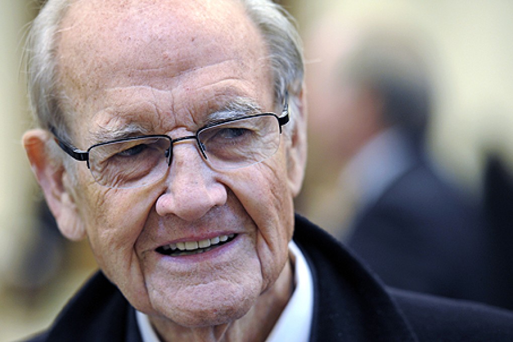 Former US senator George McGovern in 2011. Photo: AP