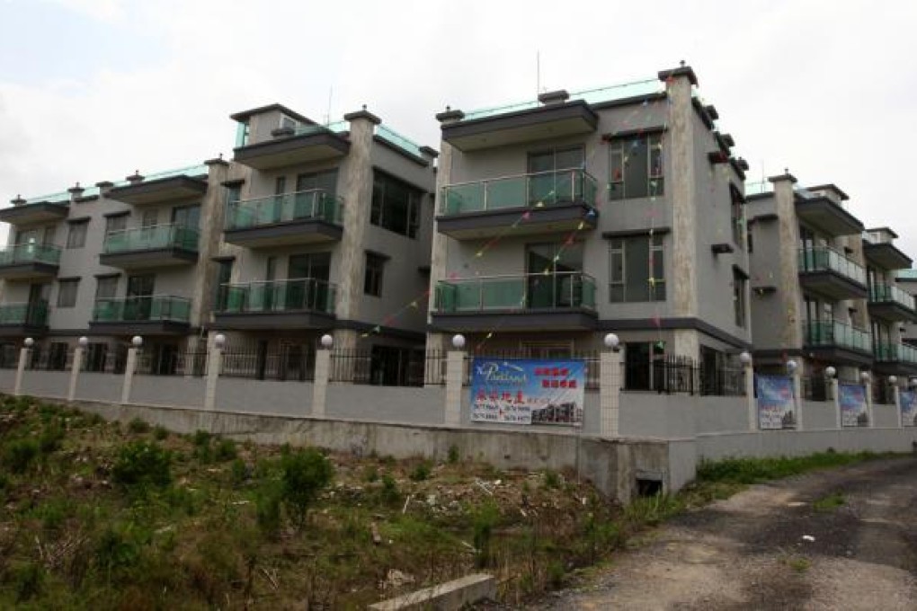 A village house development in Ping Yeung, Ta Kwu Ling.