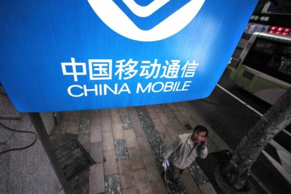 China Mobile's subscriber base continued growing in the third quarter but its growth has slowed and rivals are challenging. Photo: Reuters